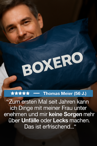 Boxeros charakteristische auslaufsichere Boxershorts